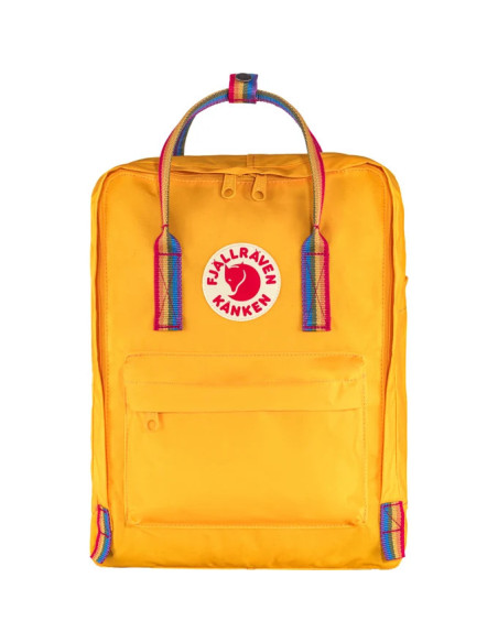 Fjällräven Kånken Rainbow Mini Warm Yellow-Rainbow Pattern