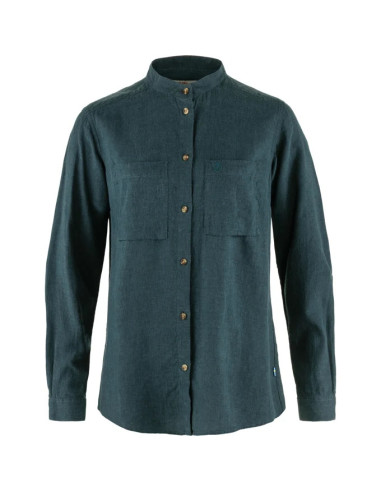 Fjällräven Övik Hemp Shirt LS W Mountain Blue