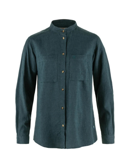 Fjällräven Övik Hemp Shirt LS W Mountain Blue