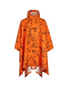 Seeland Taxus Rain Poncho Orange Blaze