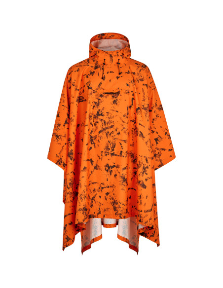 Seeland Taxus Rain Poncho Orange Blaze