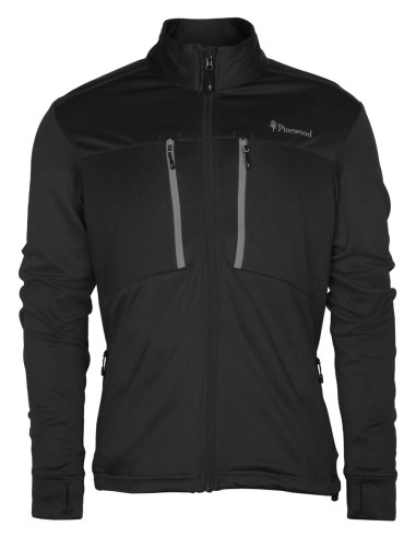 Pinewood Abisko Power Fleece Jacka Black