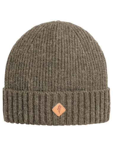 Pinewood Knitted Wool Hat - Mole Melange