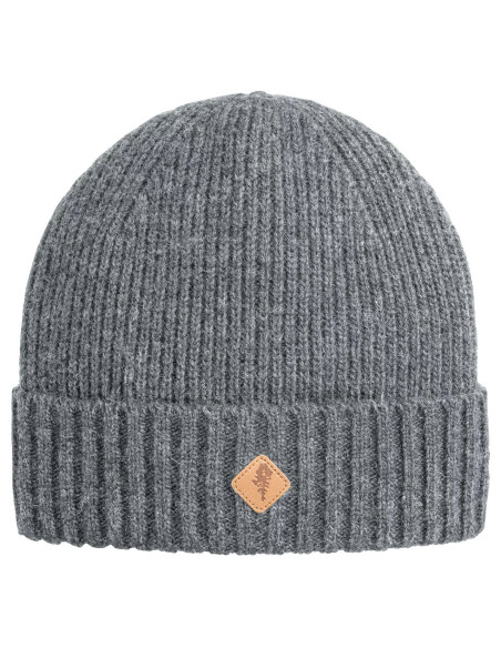 Pinewood Knitted Wool Hat - Storm Blue Melange