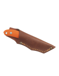 Casström Safari Mini Hunter Orange med läderfodral 2