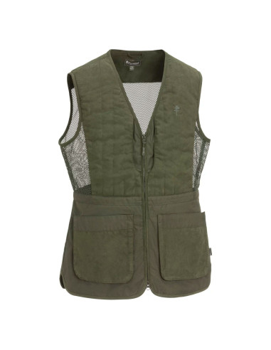 Pinewood Cadley Shooting Vest Dam - Moss Green