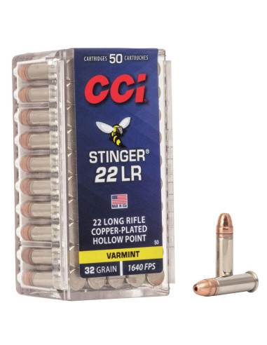 CCI Stinger HP - 22LR - 2.07g - 32gr - 50-pack