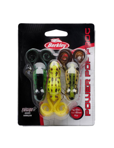 Berkley Power Pop Frog 3-pack