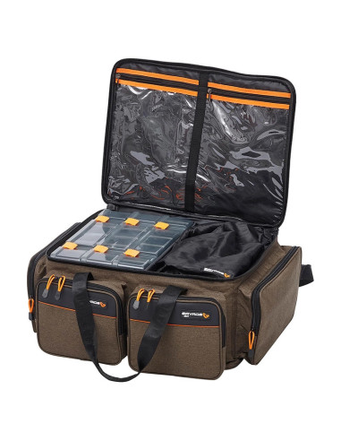 Savage Gear System Box Bag XL inkl 3 box 25x67x46cm 59l