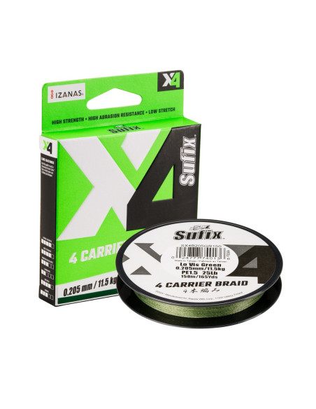 Sufix Flätlina X4 Braid LoVis Green