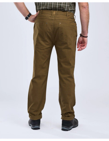 Pinewood Värnamo Vintage Canvas Byxa Herr Olive Brown