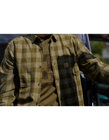 Härkila Scandinavian Skjorta Dark Olive Check