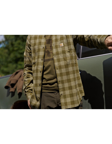 Härkila Scandinavian Skjorta Dark Olive Check