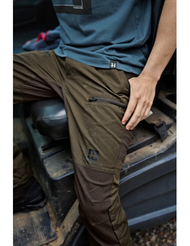 Härkila Fjell Byxa Willow Green Shadow Brown