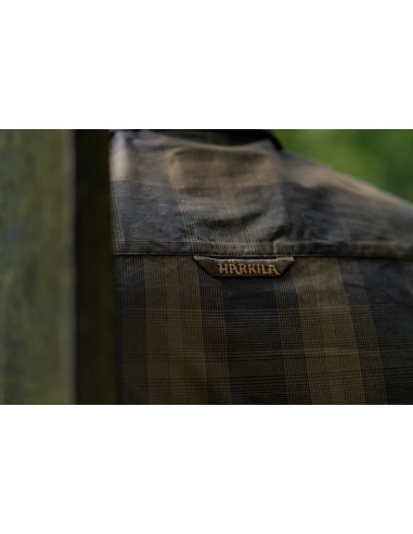 Härkila Akkan Skjorta Willow Green Shadow Brown