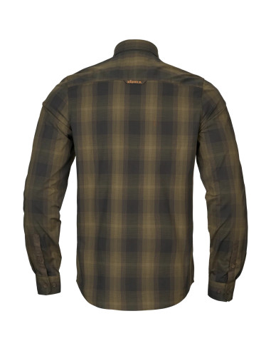 Härkila Akkan Skjorta Willow Green Shadow Brown