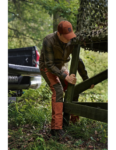 Härkila Akkan Skjorta Willow Green Shadow Brown