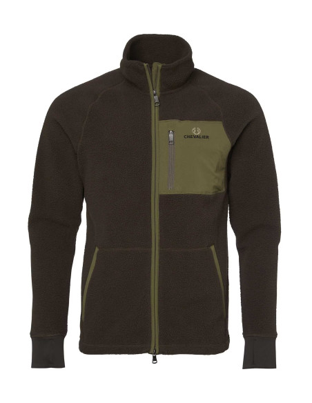 Chevalier Pax Light Pile Jacket Leather Brown