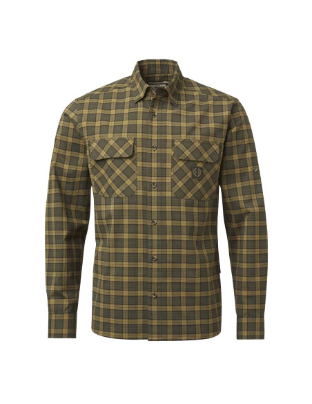 Chevalier Creek Shooting Fit Coolmax Shirt Men Moss Checked