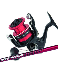 Shimano Sienna Fiskecombo inkl. flätlina