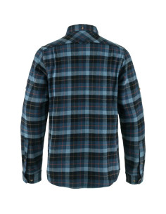 Fjällräven Singi Heavy Flannel Shirt Dark Navy Indigo Blue 2