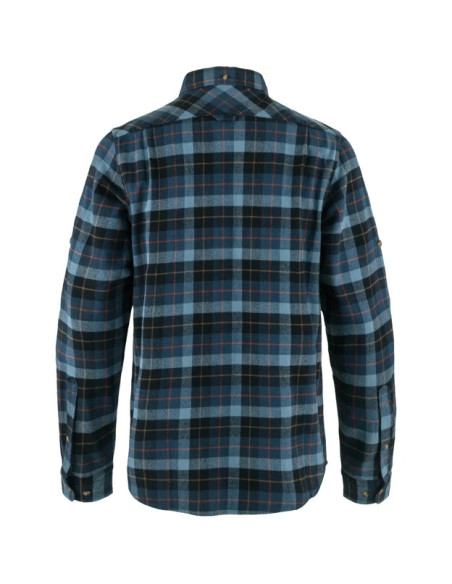 Fjällräven Singi Heavy Flannel Shirt Dark Navy Indigo Blue