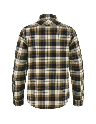 Fjällräven Singi Heavy Flannel Shirt Chalk White Dark Navy