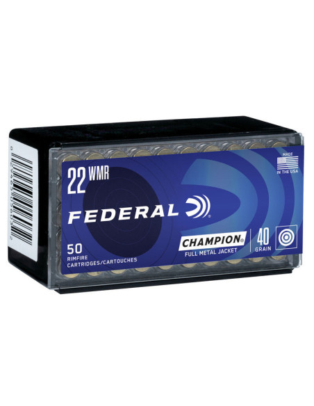 Federal Champion FMJ 22WMR 40grain 50-pack