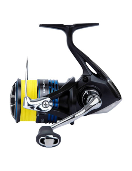 Shimano Nexave C3000 FI inkl påspolad Powerpro 0,19 flätlina