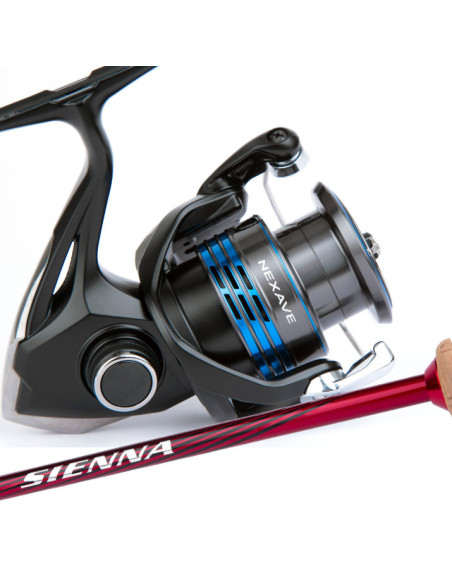 Shimano Sienna och Nexave Fiskekombo inkl. flätlina