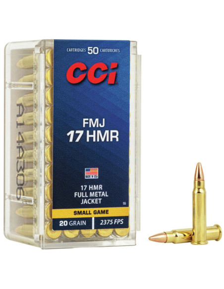 CCI FMJ 17HMR 20grain