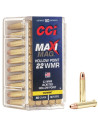 CCI Maxi Mag JHP Varmint 22WMR 40grain 50-pack