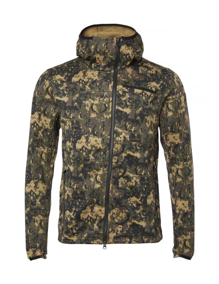Chevalier Hunter Stretch Zip Hoodie Men Antler Camouflage