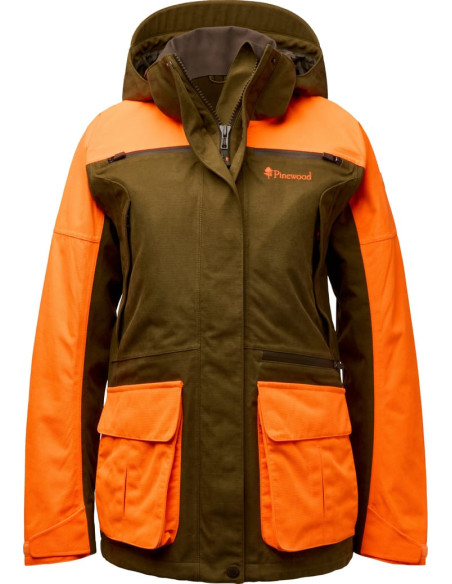 Pinewood Furudal Expert Hunting Jacka W Olive Green Orange