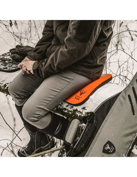 Grey Oak Sittunderlag - Orange