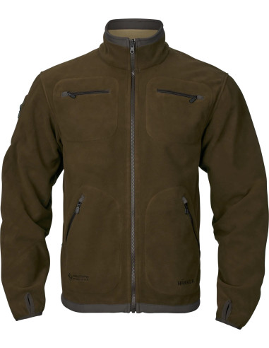 Härkila Kamko Fleecejacka Dark Antique Bronze Willow Green