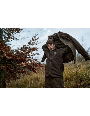 Härkila Aspire Fleeceväst Shadow brown