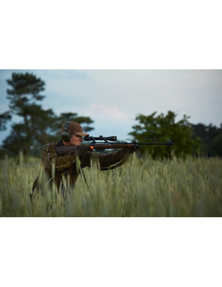 Härkila Kamko Fleece - Hunting Green Orange Blaze