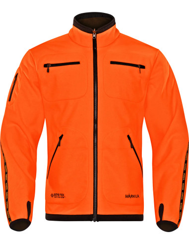 Härkila Kamko Fleece - Hunting Green Orange Blaze