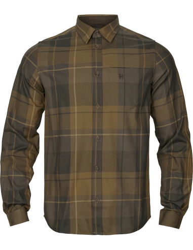 Härkila Akse LS Shirt Willow Green Check