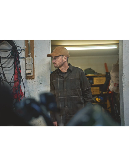 Härkila Akse LS Shirt Shadow Brown Check