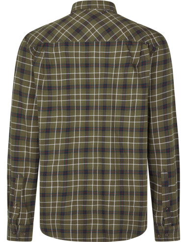 Seeland Glen Flanellskjorta Grape Leaf Dark Navy Check