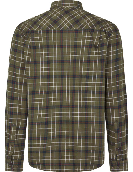 Seeland Glen Flanellskjorta Grape Leaf Dark Navy Check