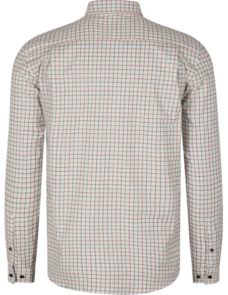 Seeland Oxford Skytteskjorta Grape Leaf Terracotta Check