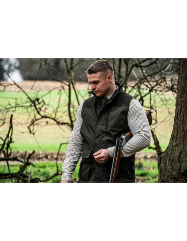 Seeland Oxford Skytteskjorta Grape Leaf Terracotta Check