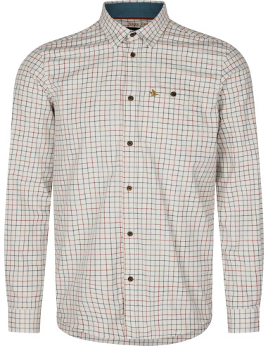 Seeland Skye Flannelskjorta Grape Leaf Terracotta Check