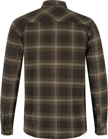 Seeland Glen Flanellskjorta Pine green check