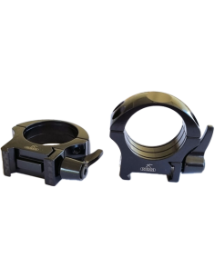 Rusan Picatinny QD Stålringar 30mm