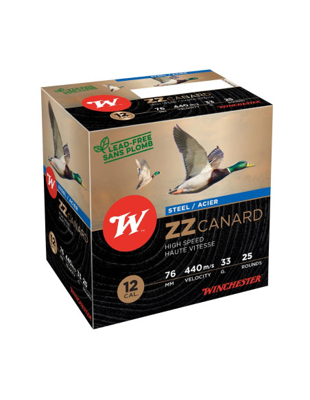 Winchester ZZ Canard Stål 12/76 33g US2 25-pack