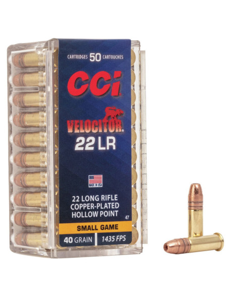 CCI Velocitor CP HP 22LR 40gr 50-pack